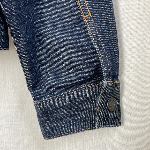 Vintage GAP Stretch Jean Jacket NWOT dark wash - Picture 12 of 16